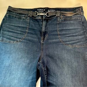 Torrid High Rise Wide Leg Vintage Stretch Jean 18W